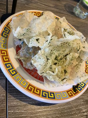 "Shrimp" chips at Sassy Foods in San Francisco