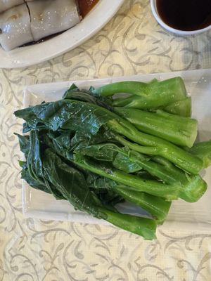 Gai Lan “oyster” saucee  at Sassy Foods in San Francisco
