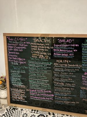 Menu June  at Vegan Soul Cafe in Penida Island