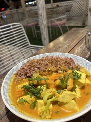 Tofu curry😍  at Vegan Soul Cafe in Penida Island