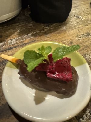 Salted Carmel pop  at Vegan Soul Cafe in Penida Island