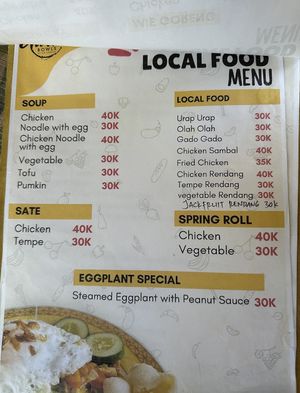 Menu Google 3 months ago  at Aura Bowls in 