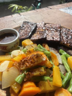 Tempe steak for only 35k!! So good  at Aura Bowls in 