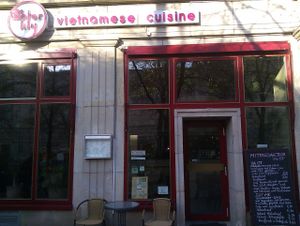 Outside at Waterlily in Berlin