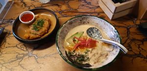 Mushroom Katsu Paitan at Vegan AF Ramen in Wroclaw