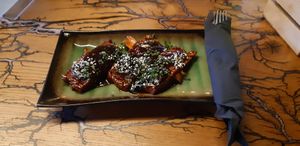 Vegan ribs at Vegan AF Ramen in Wroclaw