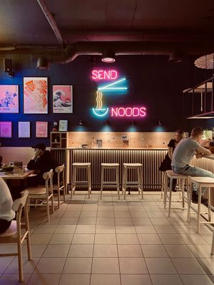 Indoor at Vegan AF Ramen in Wroclaw