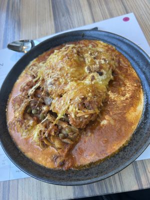 vegan lasagna  at Venitien in Blankenberge