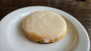 Shortbread cookie at Anchor Coffee House in Windsor
