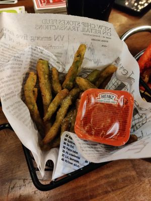 Fagiolini in pastella at The Villains Pub  in Brescia