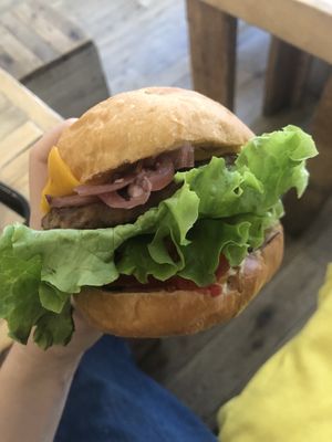 Sergent pepper burger   at Hank Cuisine Végétale - Archives in Paris
