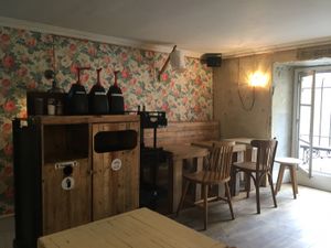 upstairs at Hank Cuisine Végétale - Archives in Paris