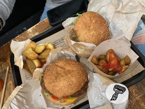 Burgers  at Hank Cuisine Végétale - Archives in Paris