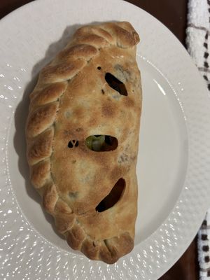 Calzone with vegan cheese and veggies   at Papa Murphy's in Orangevale