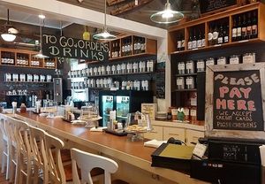 counter at Tea House 650 Cafe in Crystal River