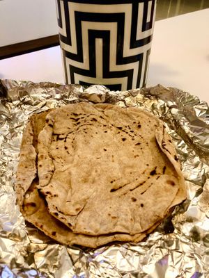 Chappatis at Jalpaan Vegetarian Resturant in Dubai