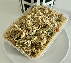 Mushroom fried rice  at Jalpaan Vegetarian Resturant in Dubai