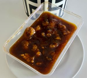 Mushroom Manchurian gravy  at Jalpaan Vegetarian Resturant in Dubai