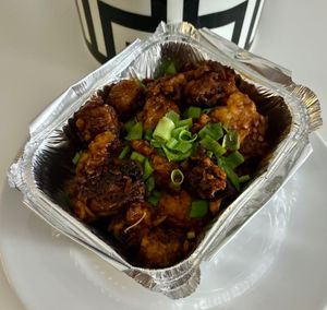 Gobi Manchurian dry  at Jalpaan Vegetarian Resturant in Dubai
