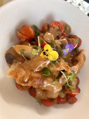 Gyosa salad   at Let It Bloom in Valencia