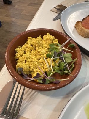 Tofu scrambled   at Let It Bloom in Valencia