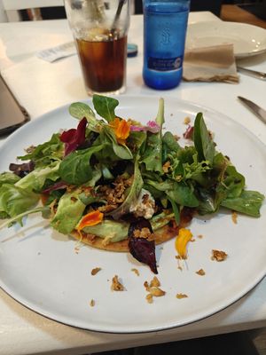 Arepa at Let It Bloom in Valencia