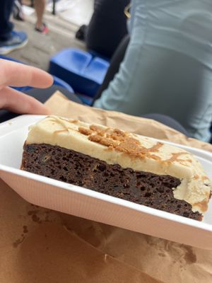 Sticky toffee cake  at Wee Coffee Cabin - Zetland Park in Grangemouth