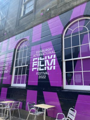 Outside  at Filmhouse Cinema Cafe Bar in Edinburgh