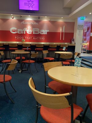 Big space but it can get busy  at Filmhouse Cinema Cafe Bar in Edinburgh
