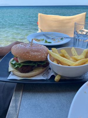 Falafel burger  at To Podilato - Το Ποδήλατο in Lesvos