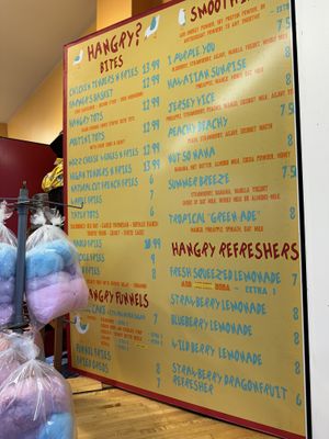 Their Instagram has a better view of this menu.  at Hangry Bites in Ocean City