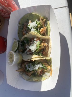 Shroom Tinga tacos  at Casa Karmelitas in Columbus