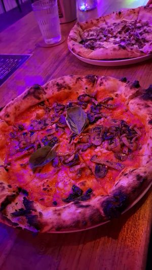 Vegan Marinara with added mushrooms 🍕❤️ at Disco Pizza Palace in Pecatu