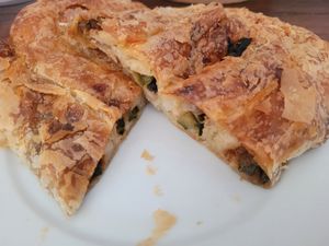 Vegan Börek at VeggEast in Basel