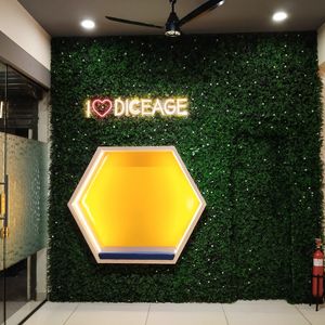 Selfie counter at Diceage Cafe in Bangalore