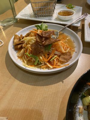 Papaya salad (very hot)  at Sunflower Thai Vegetarian Restaurant in Auckland