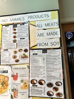 Menu  at Sunflower Thai Vegetarian Restaurant in Auckland