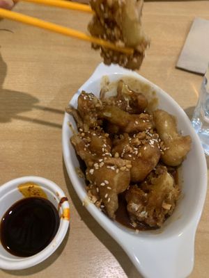Cauliflower wings  at Sunflower Thai Vegetarian Restaurant in Auckland
