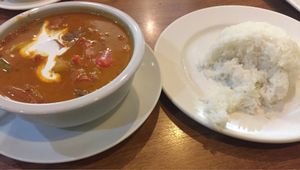 curry at Sunflower Thai Vegetarian Restaurant in Auckland