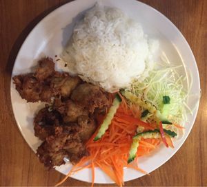 chicken at Sunflower Thai Vegetarian Restaurant in Auckland