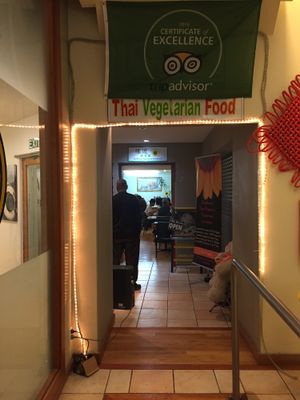 entrance view at Sunflower Thai Vegetarian Restaurant in Auckland