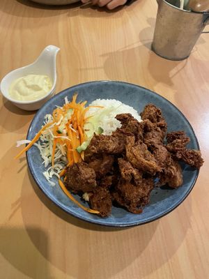 Fried vegan chicken   at Sunflower Thai Vegetarian Restaurant in Auckland