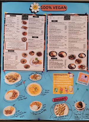  at Sunflower Thai Vegetarian Restaurant in Auckland