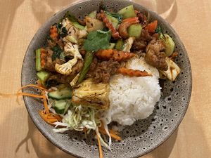   at Sunflower Thai Vegetarian Restaurant in Auckland