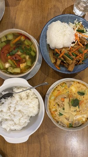   at Sunflower Thai Vegetarian Restaurant in Auckland