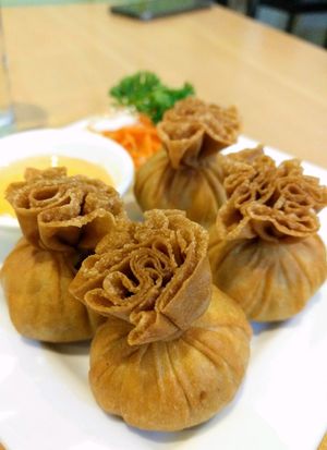 Money Bag at Sunflower Thai Vegetarian Restaurant in Auckland