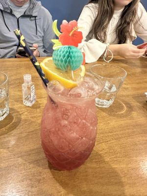 Thai Long Island iced tea   at Sunflower Thai Vegetarian Restaurant in Auckland
