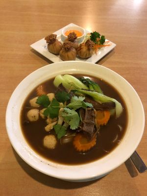 My dinner last night, delicious  at Sunflower Thai Vegetarian Restaurant in Auckland