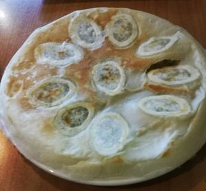Pan fried dumplings at Sunflower Thai Vegetarian Restaurant in Auckland