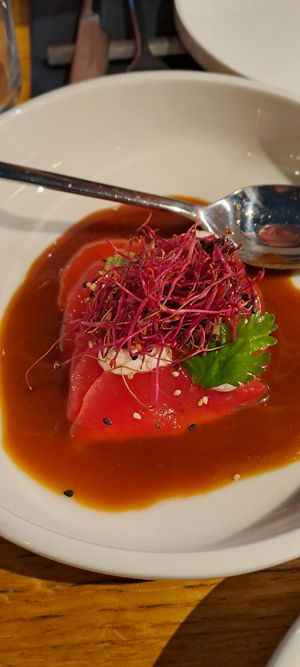 Melonen Sashimi at Blum in Innsbruck